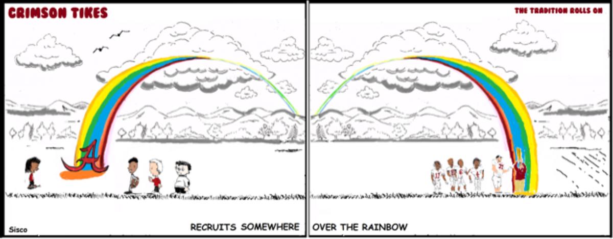 Crimson Tikes: Recruits Somewhere Over the Rainbow