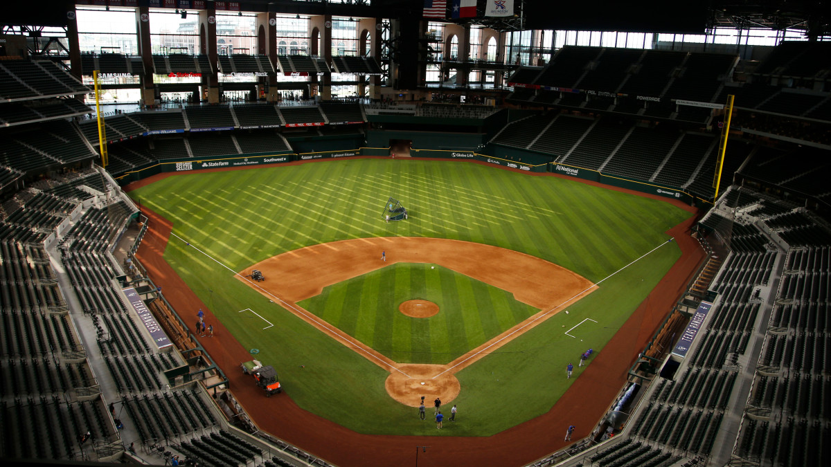 Controlled sites, such as Globe Life Field, are being discussed with the MLBPA to hold postseason MLB games.