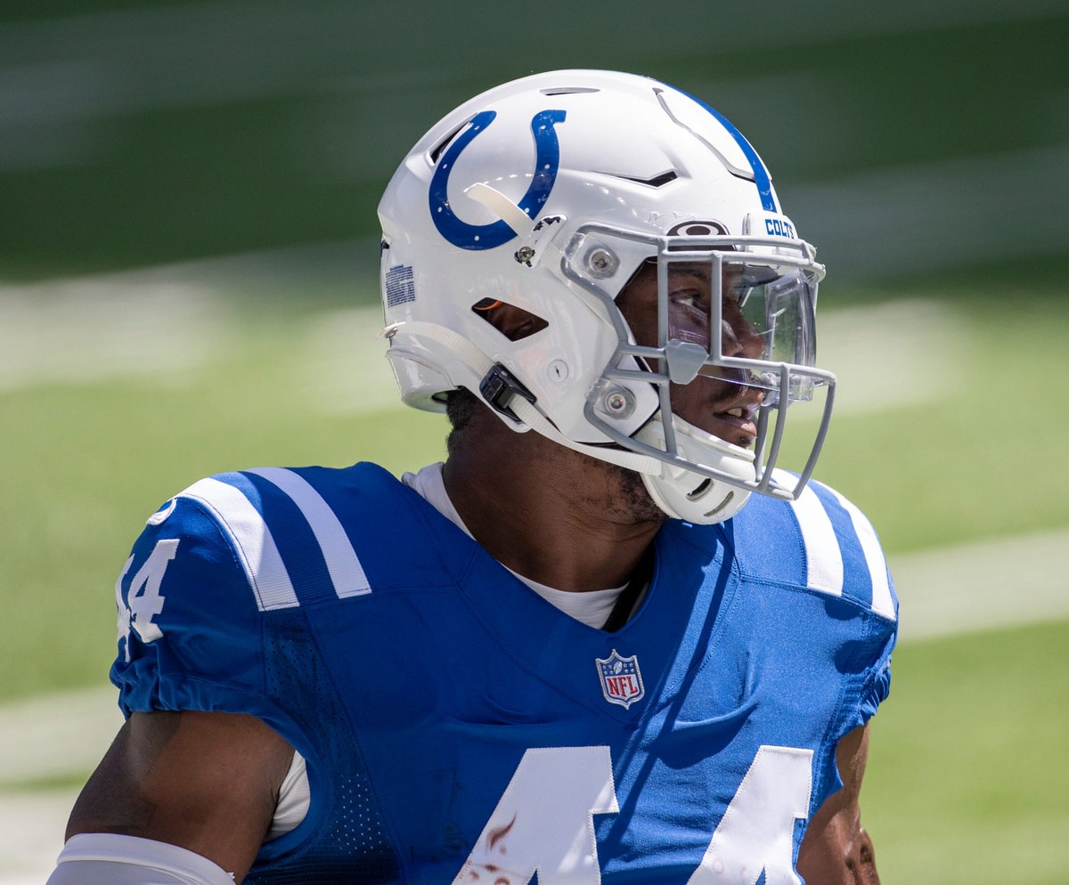 Indianapolis Colts linebacker Zaire Franklin was one of four speakers in an on-field statement that denounced racism and reassured the team's pledge to use its wide-ranging platform to make a positive difference in the community.