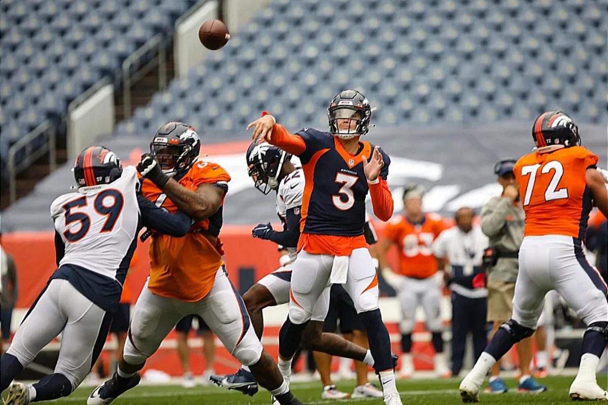 Drew Lock, Garett Bolles, Elijah Wilkinson