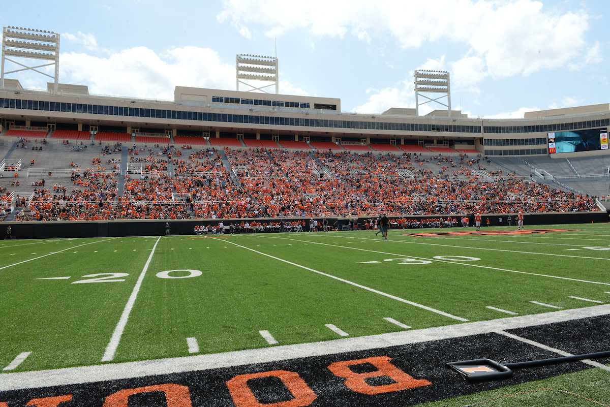Oklahoma State scrimmages on Monday night as season ticket holders