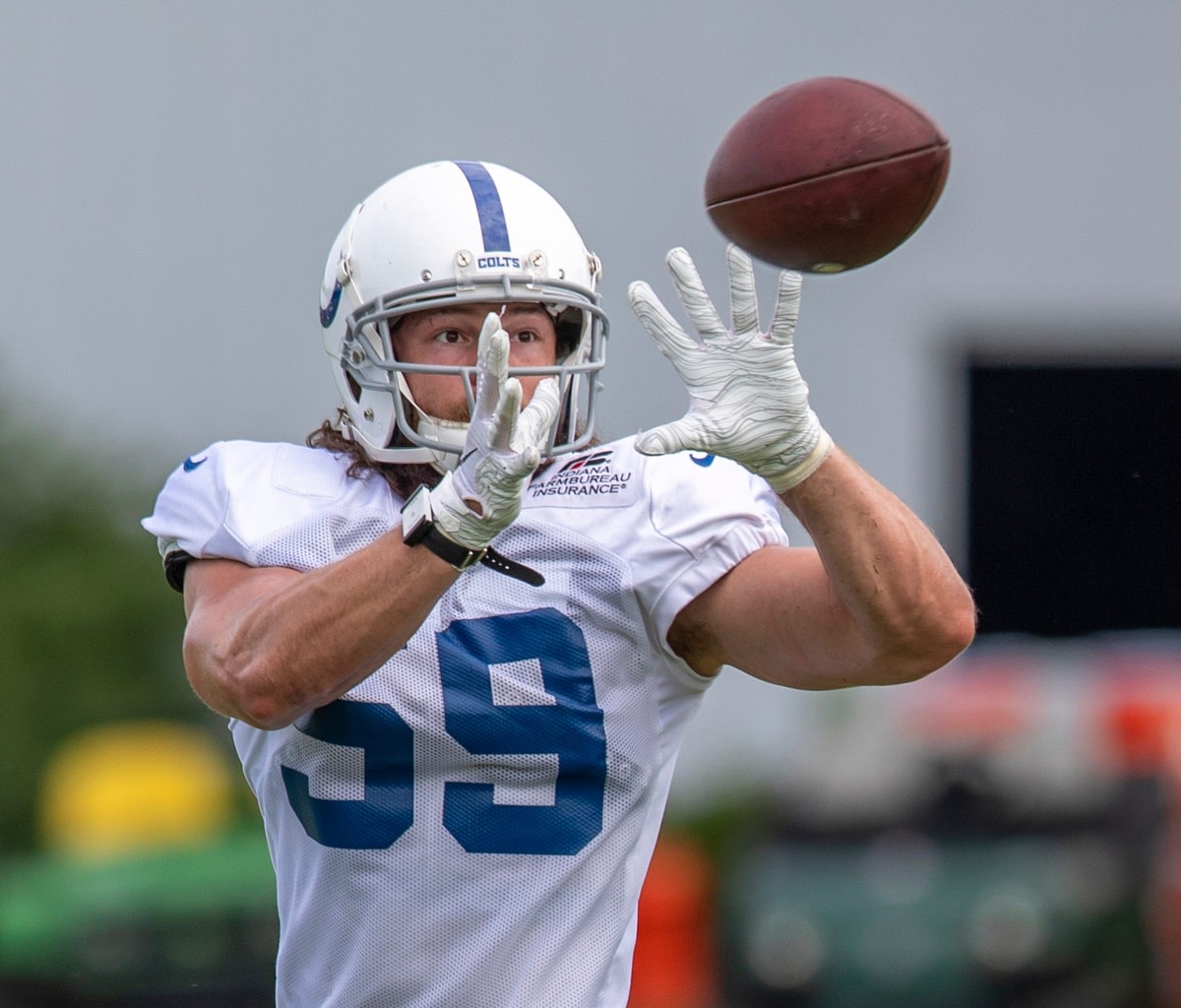 Rookie linebacker Jordan Glasgow was drafted in the sixth round to be a special-teams standout for the Indianapolis Colts.