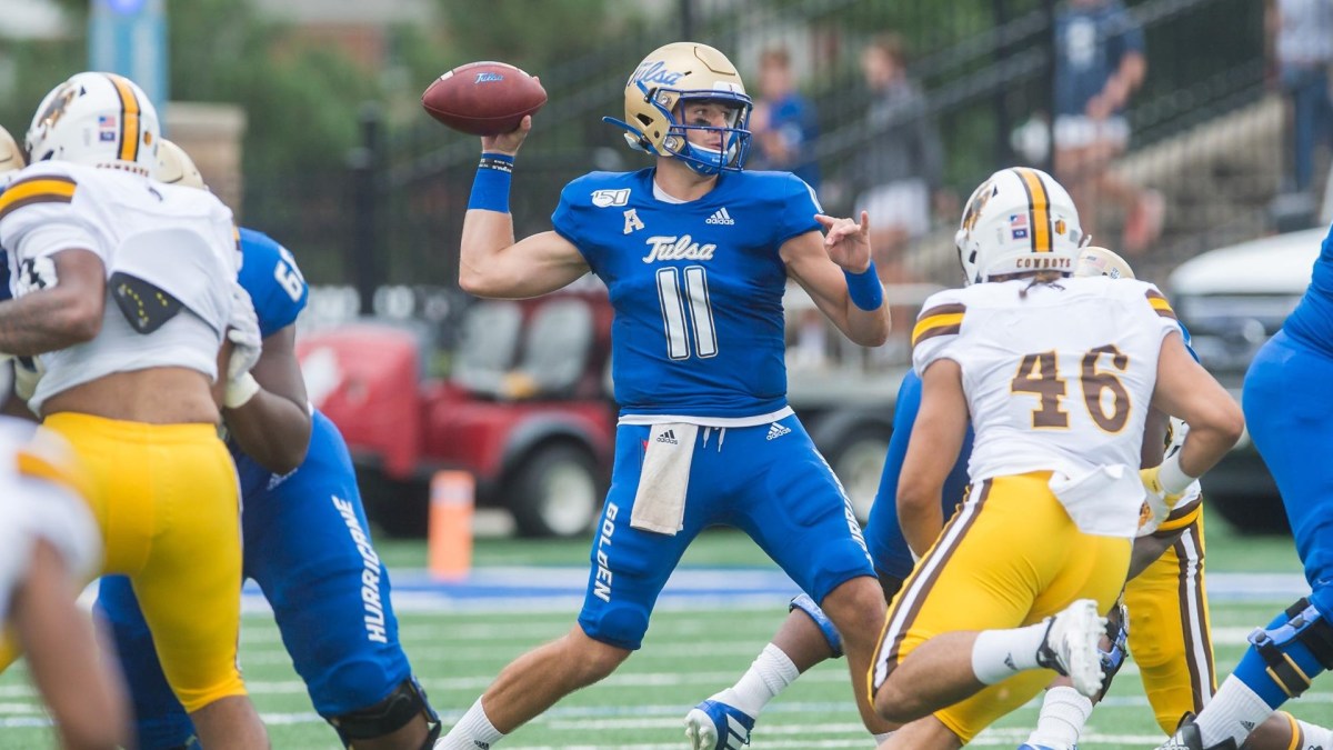 Zach Smith (11) of Tulsa is the Golden Hurricane first returning starter at quarterback since 2016.