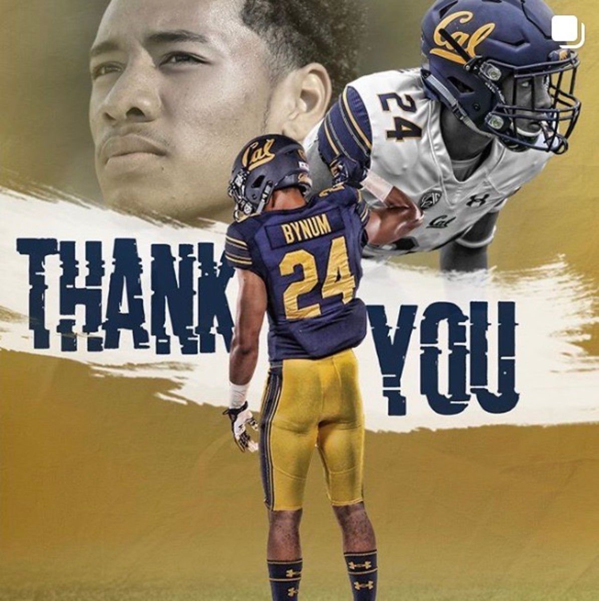 Cam Bynum's thank you to Cal