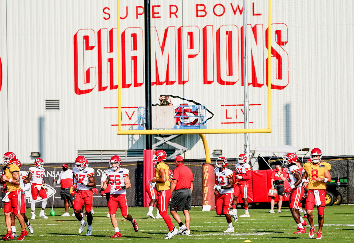 Chiefs training camp in 2020