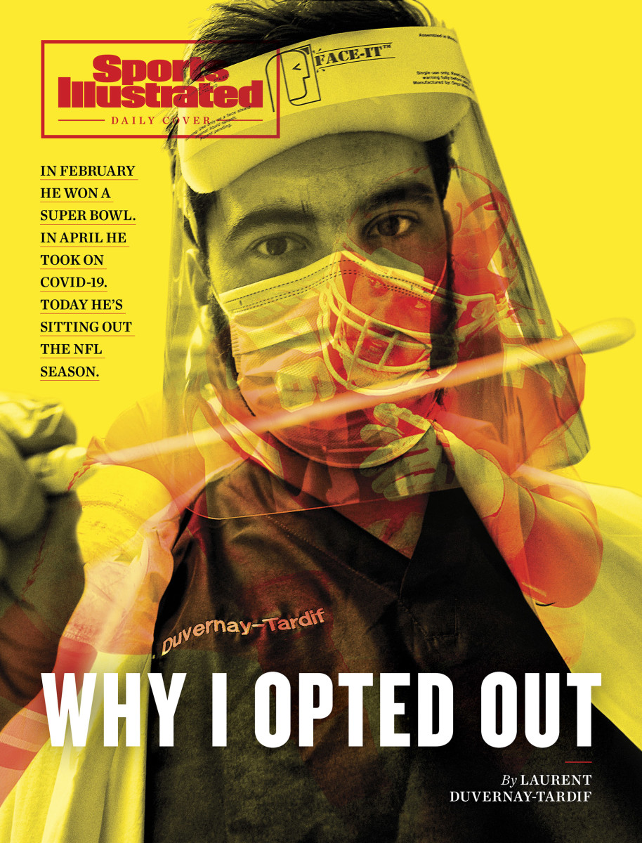 Sports Illustrated daily cover of Laurent Duvernay-Tardif