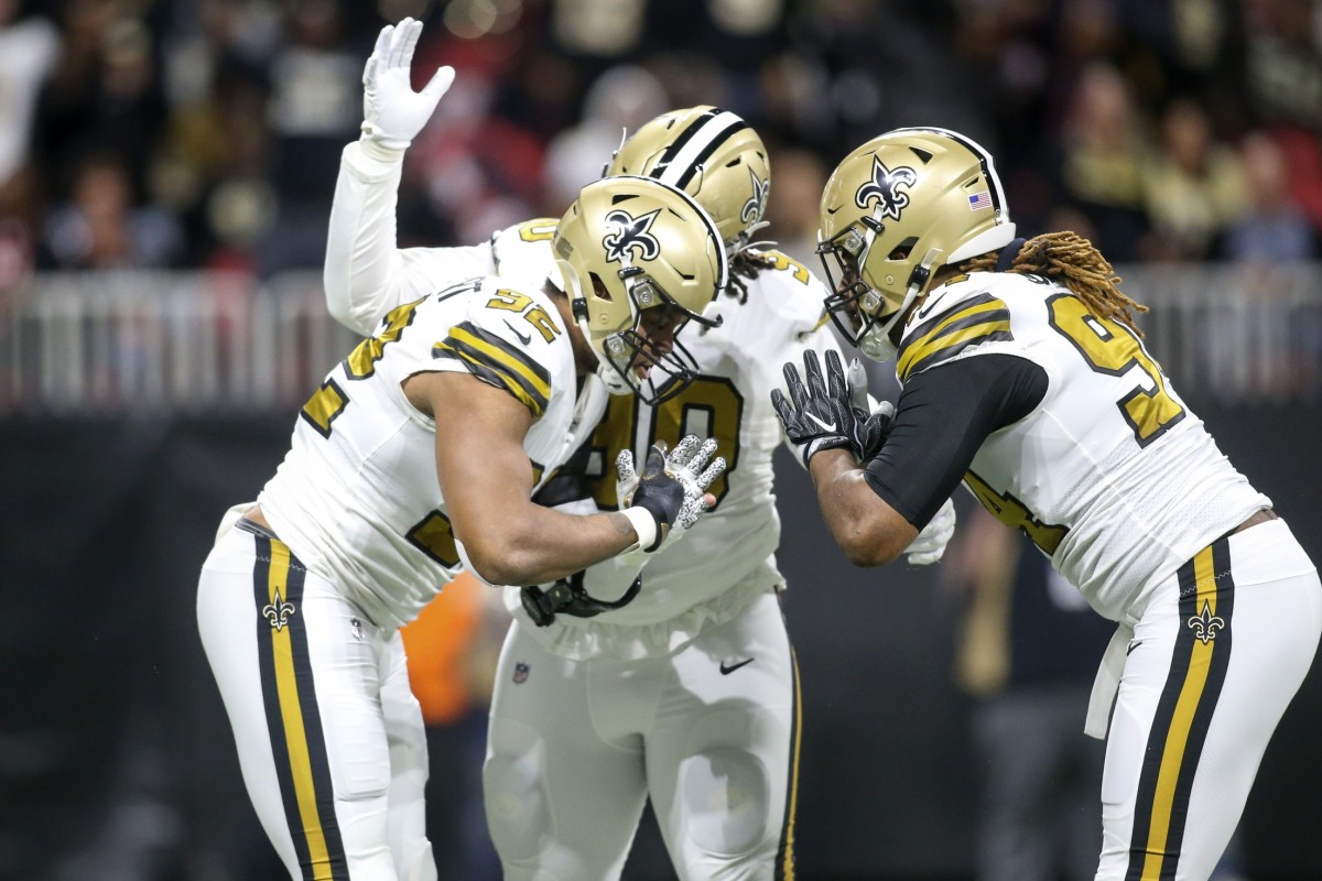 Saints Defensive Ends, Marcus Davenport and Cam Jordan