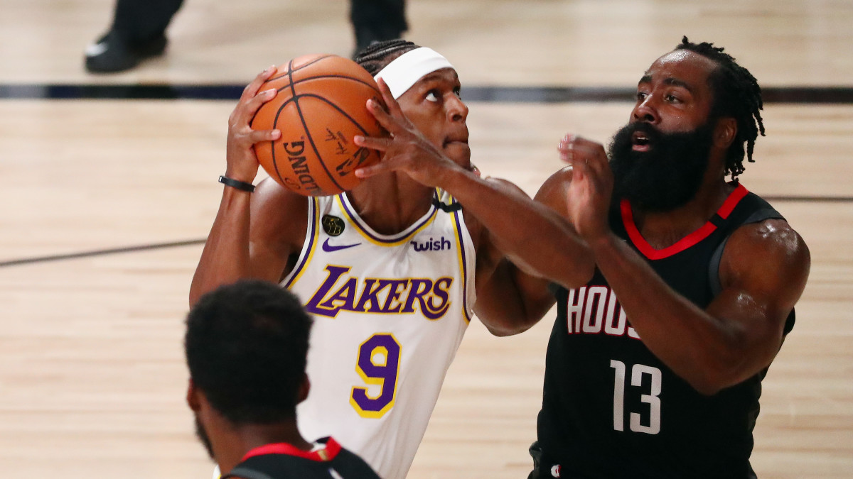 Rajon Rondo erupts for 21 points as Houston Rockets lose to Lakers ...