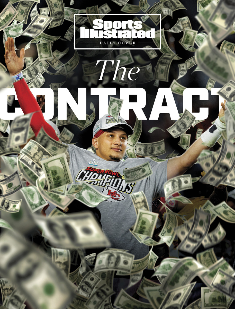 Patrick Mahomes among cash for SI Daily Cover story on record contract