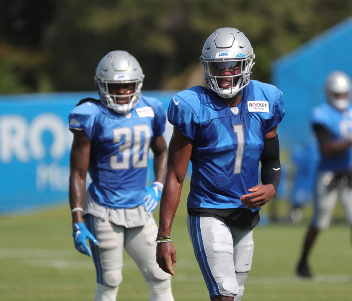 Detroit Lions rookie cornerback Jeff Okudah