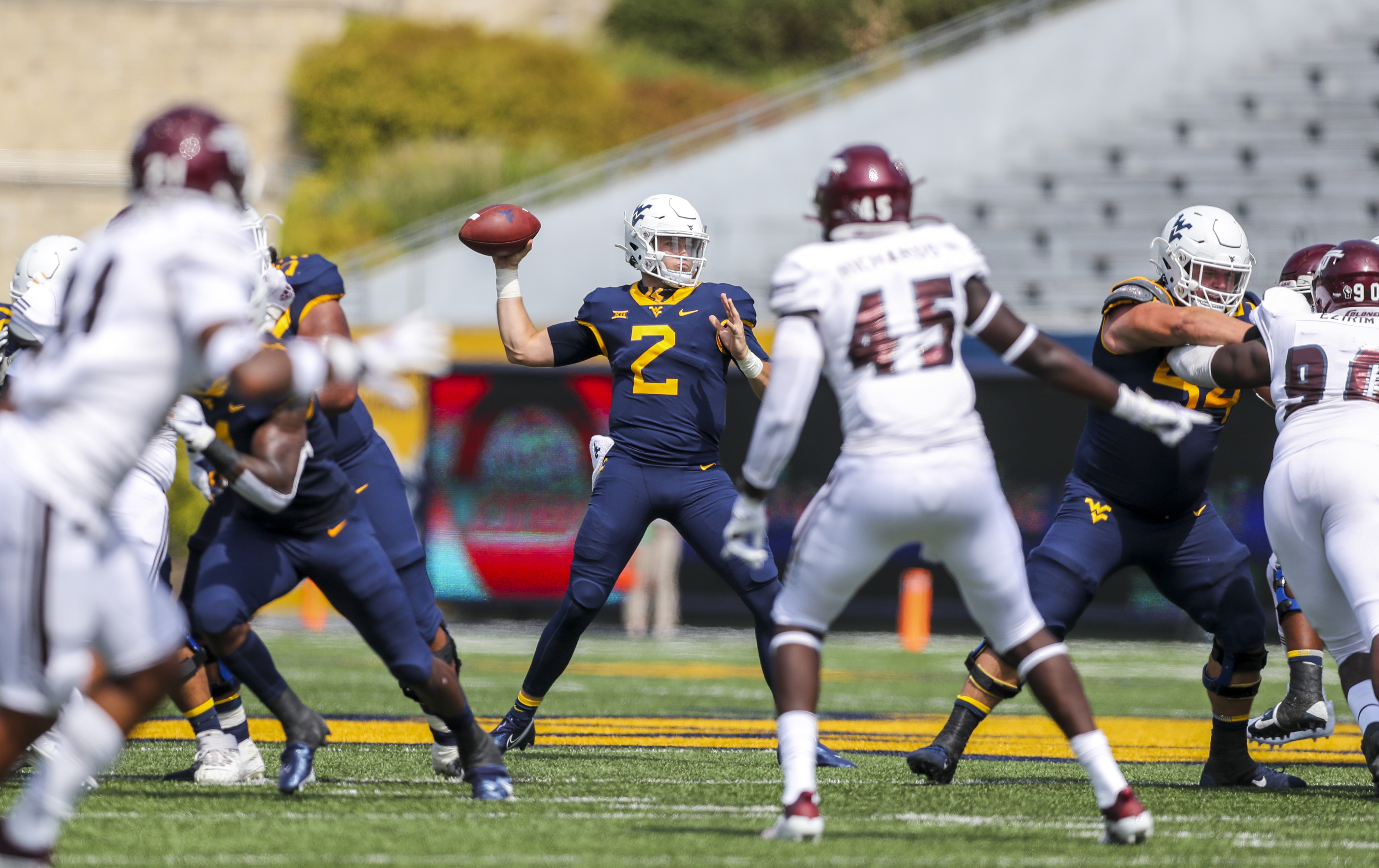 Pro Football Focus Puts West Virginia University Quarterback Jarret