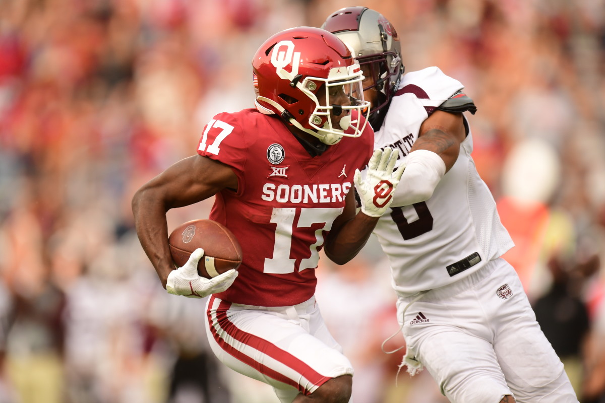 Marvin Mims hopes to help the next generation of OU wide receivers along while still being a big play threat himself in 2021