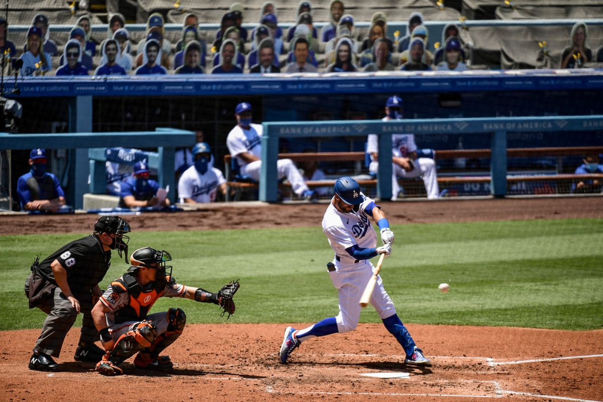 Two seasons removed from an NL pennant, Dodgers faithful can attend home games in spirit (and Foamcore) only.