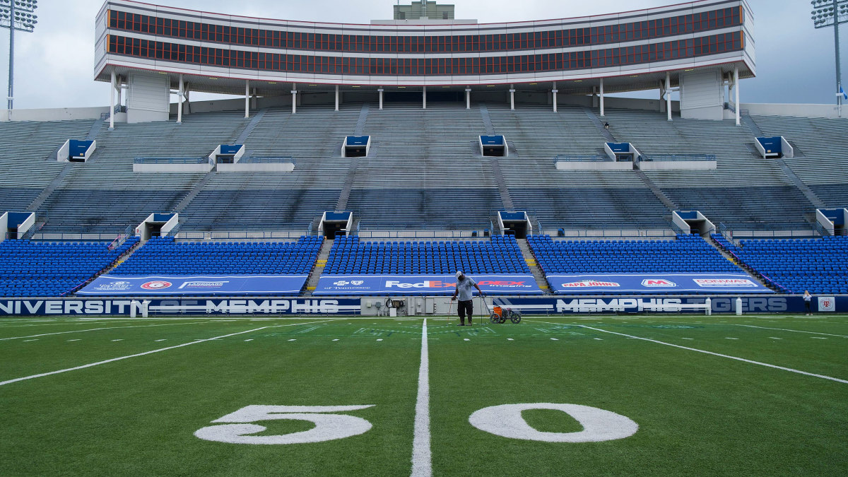 Memphis football empty stadium