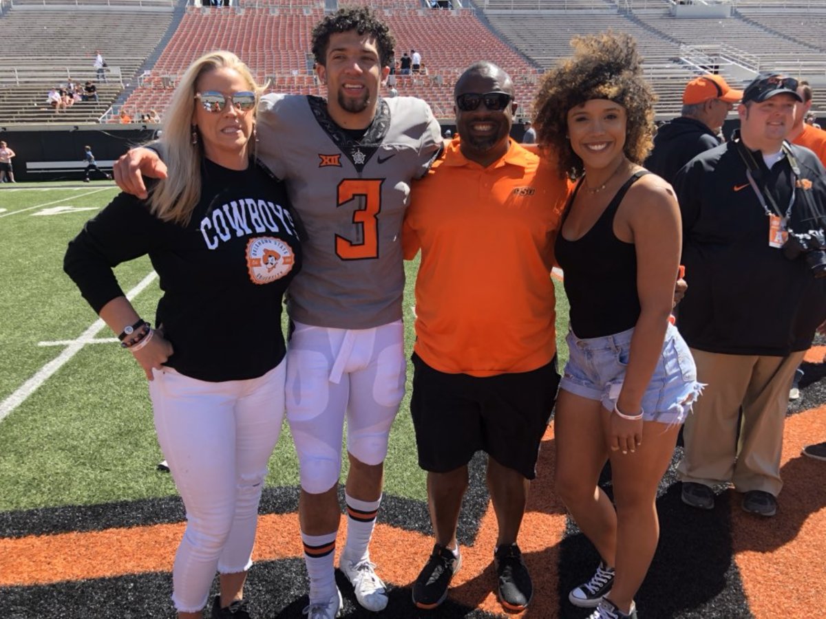 Sanders' family, (from left) mom-Carrie, Spencer, father-David, sister-Carissa.