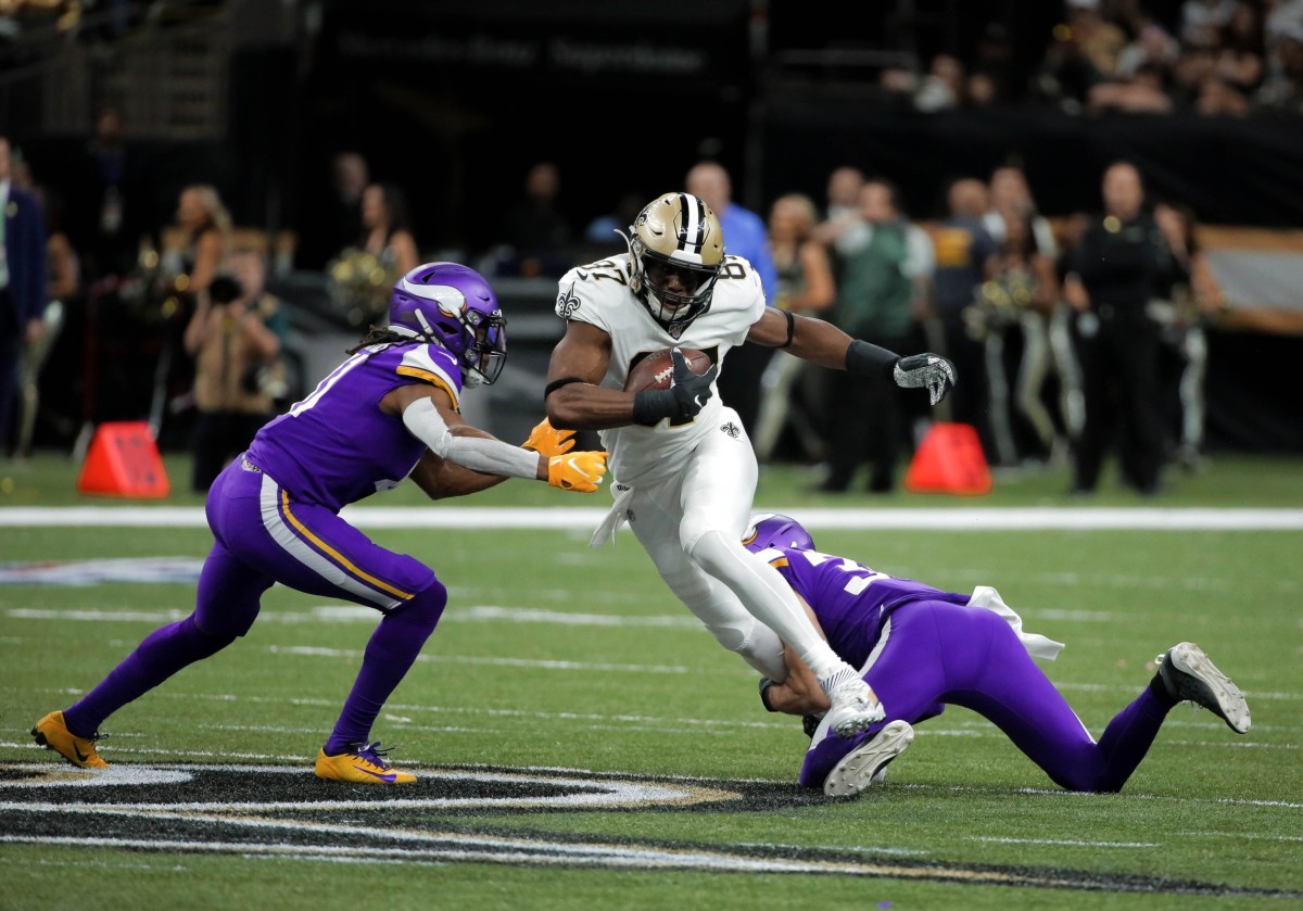 Jan 5, 2020; New Orleans, Louisiana, USA; New Orleans Saints tight end Jared Cook (87) during the fourth quarter of a NFC Wild Card playoff football game at the Mercedes-Benz Superdome. Mandatory Credit: Derick Hingle-USA TODAY Sports