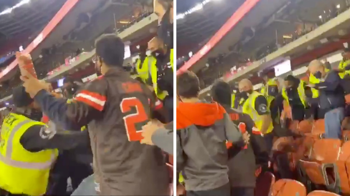 Browns-Bengals: Fans fight in stands during game (video) - Sports