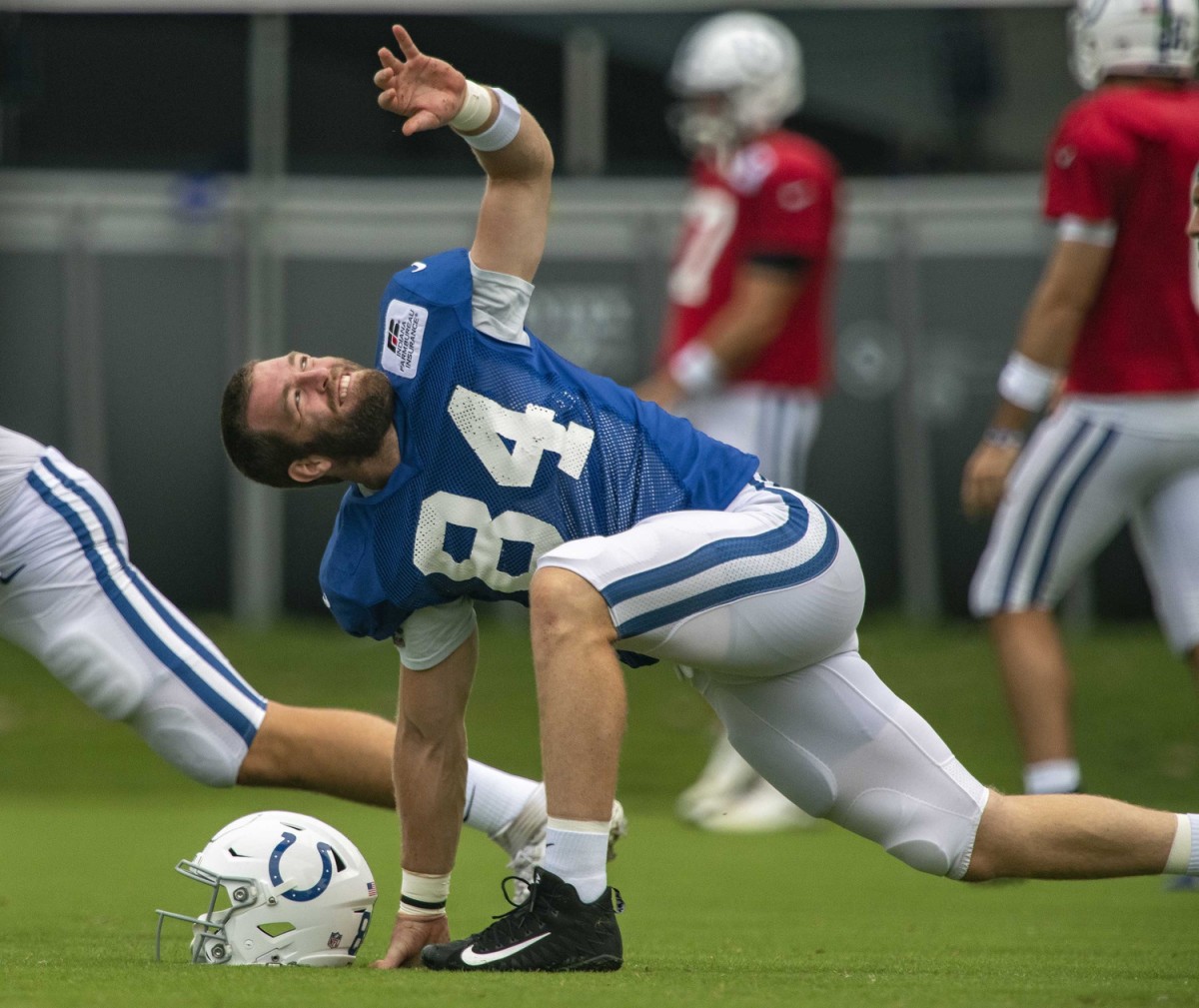 Two-time Pro Bowl tight end Jack Doyle has been ruled out of the Indianapolis Colts' Sunday home game against the Minnesota Vikings with an ankle/knee injuries.