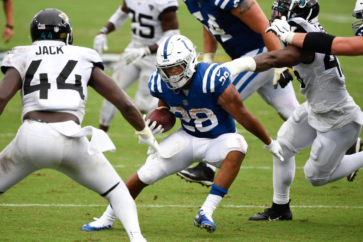 Indianapolis Colts rookie running back Jonathan Taylor provided a glimpse of his potential with 89 total yards in Week 1.