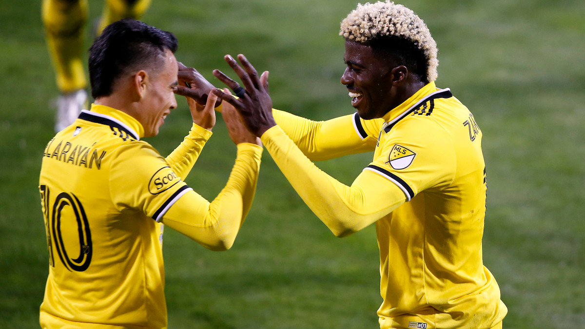 The Columbus Crew lead the MLS Supporters' Shield standings