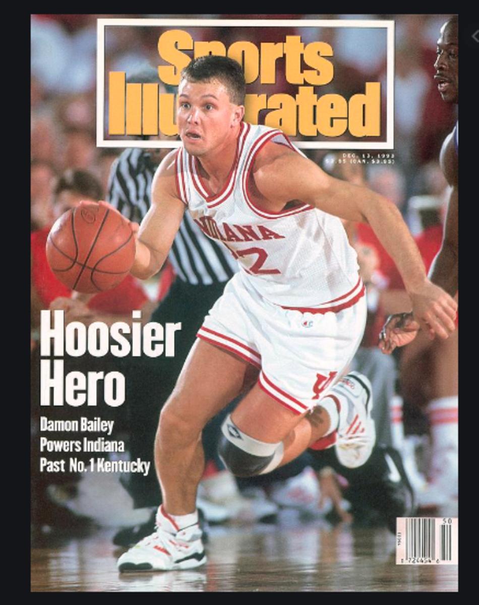 Damon Bailey made the cover of Sports Illustrated after the Hoosiers knocked off No. 1 Kentucky in December of 1993. (Sports Illustrated archives)