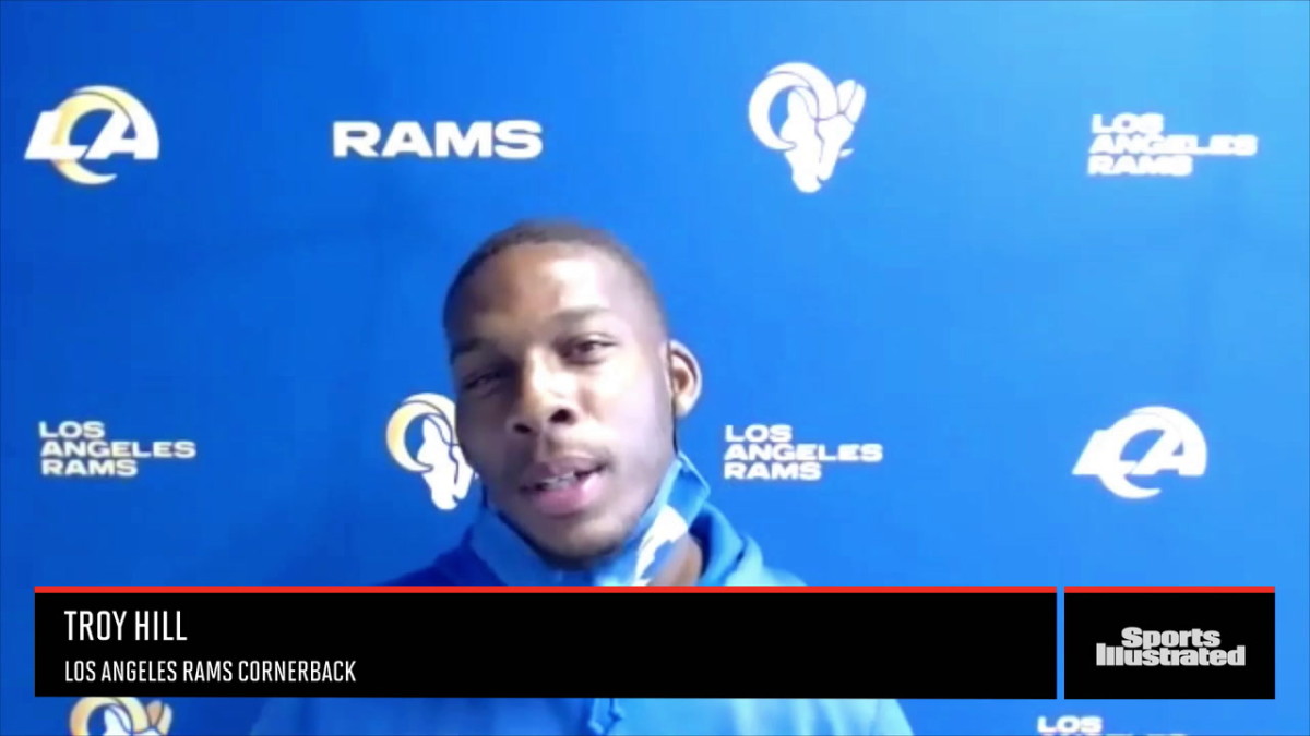 Troy Hill talks about transition to slot defender for Rams