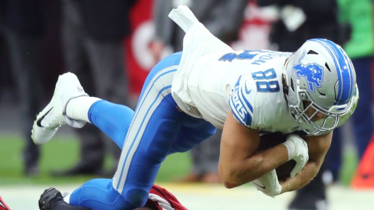 Detroit Lions tight end T.J. Hockenson