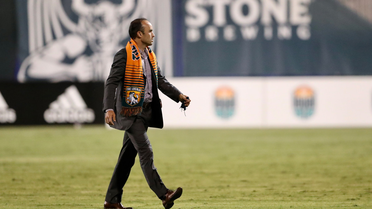 San Diego Loyal manager Landon Donovan
