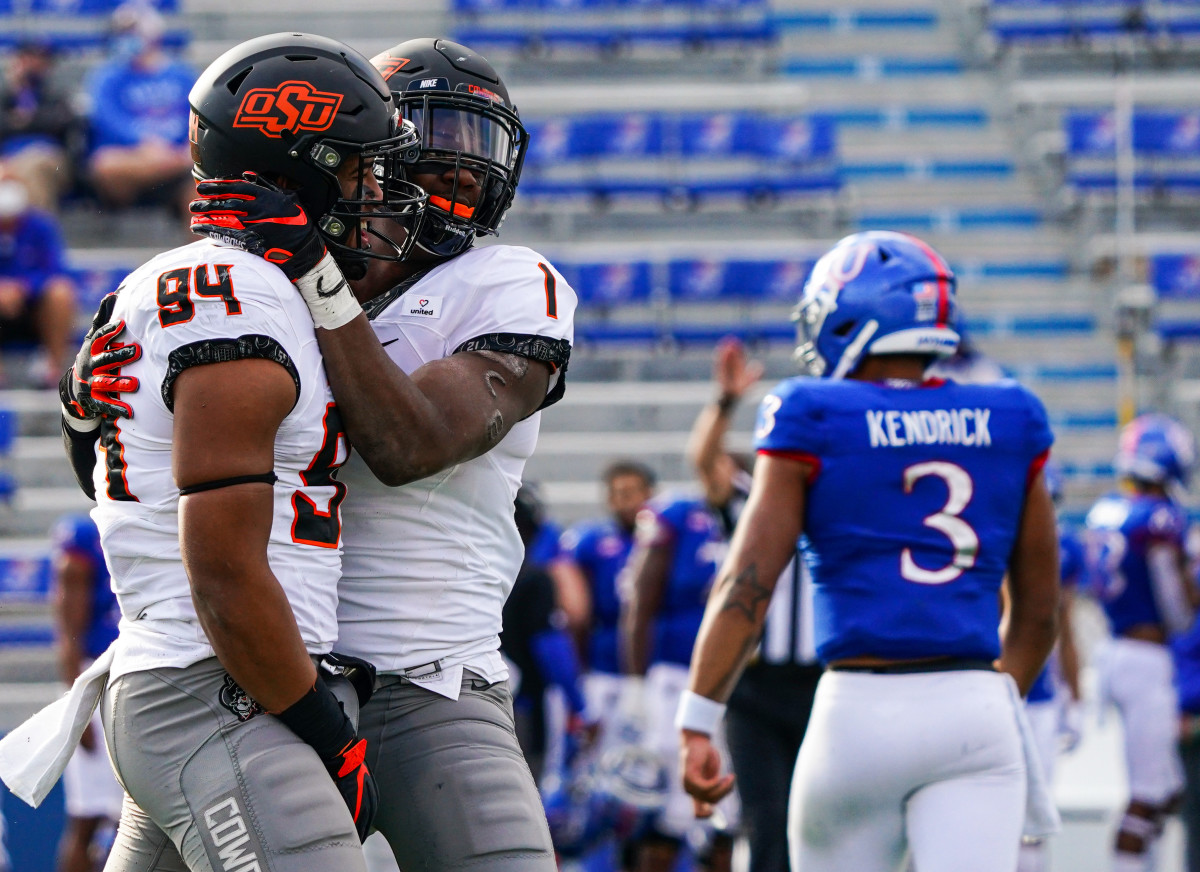 Mike Gundy on Oklahoma State playing defense and the top performers