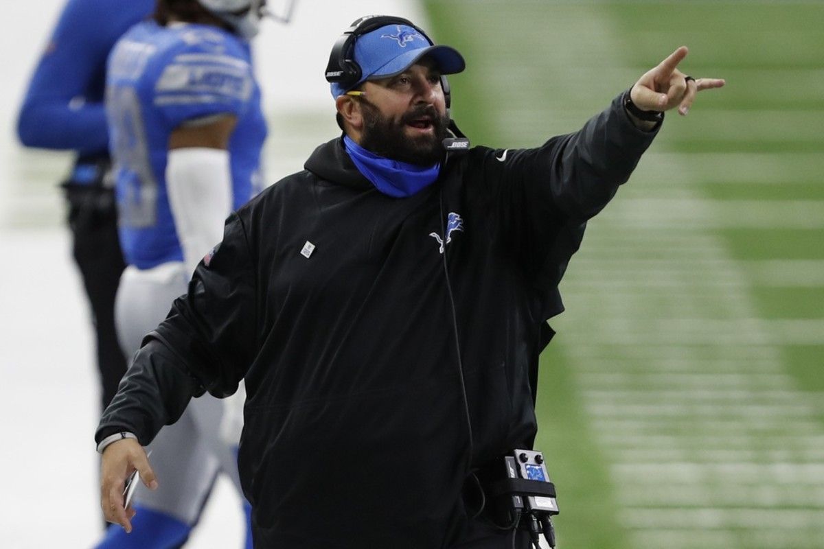 Detroit Lions head coach Matt Patricia