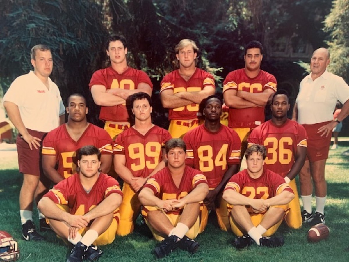 Wilson (middle row, far left), alongside Gee (top left), coach Roggeman (far right) and Ross (top, center).