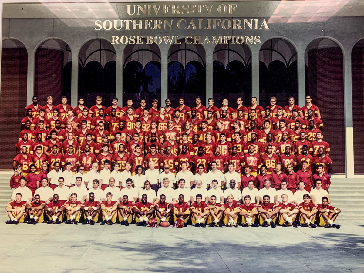 USC, Rose Bowl winners in January 1990.