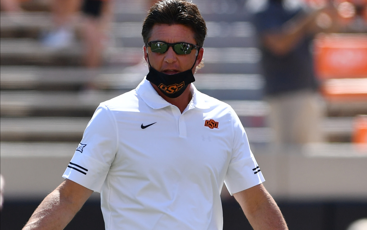 Mike Gundy is continuing to have to change the plans and adapt the schedule for his football team during the pandemic. 