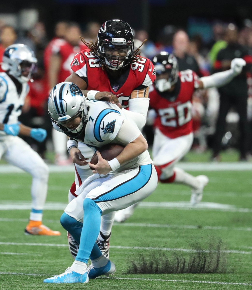 How Does The Atlanta Falcons’ Front Seven Match Up Against The Carolina Panthers' Offensive Line