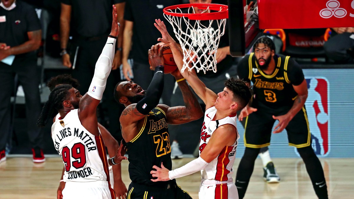 Three-Pointers: LeBron James makes key plays late as Heat oust Nets in Game  5 - Sports Illustrated