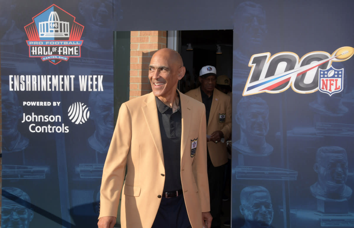 Former Steelers player and assistant coach Tony Dungy.