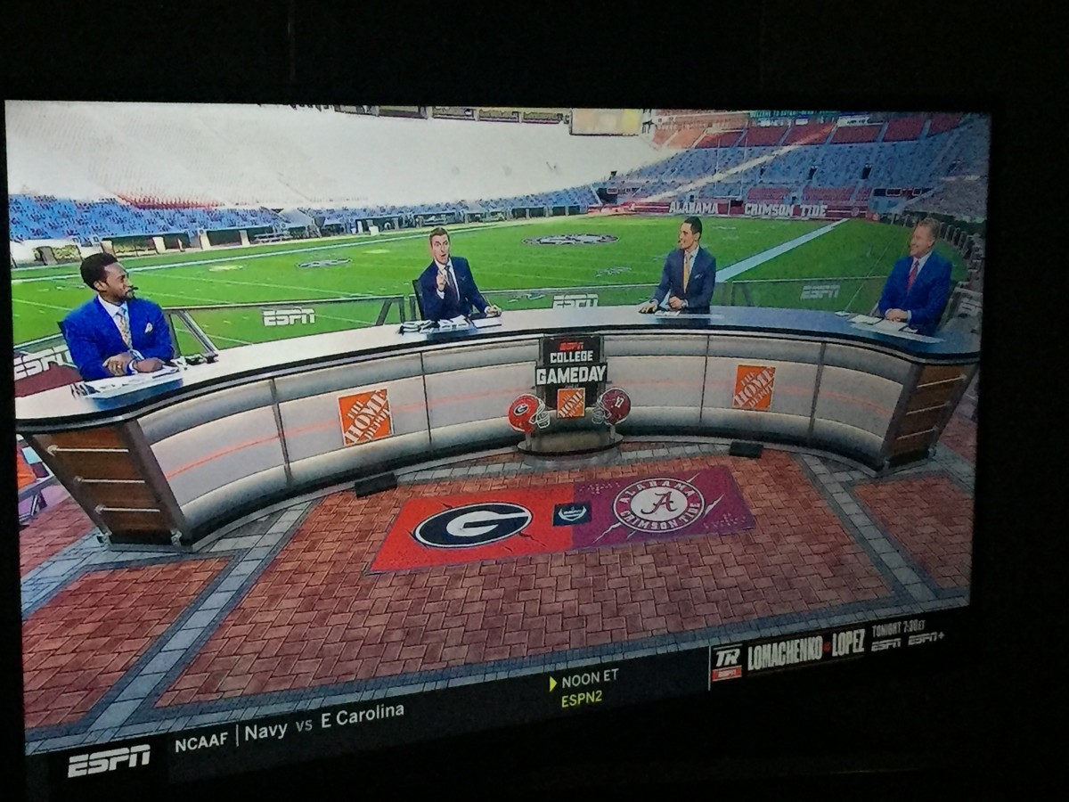 ESPN GameDay was in Tuscaloosa, Ala. for the premier match-up of No. 3 Georgia at No. 2 Alabama, but they really had nothing to talk about with the Big 12.