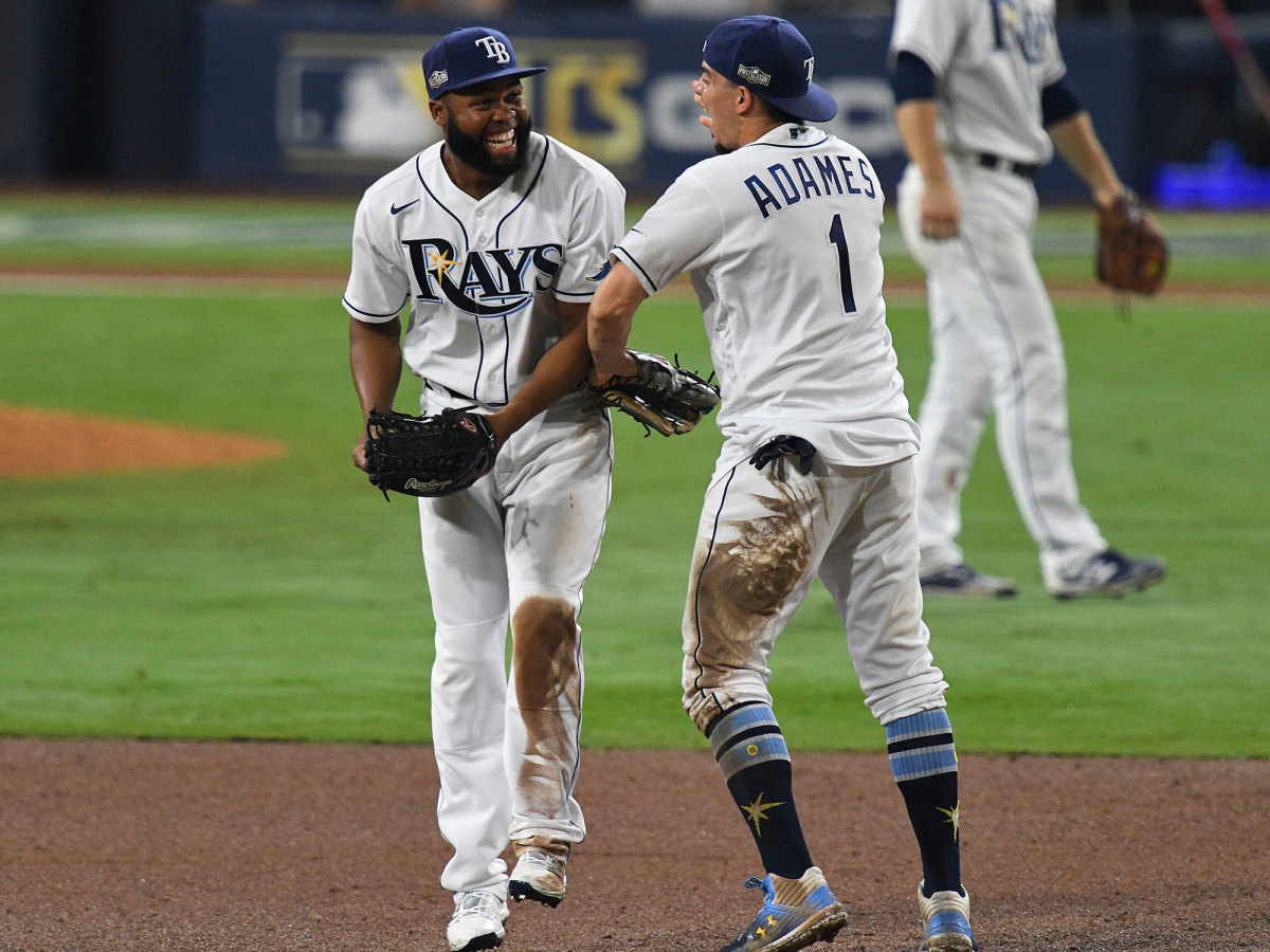 Rays celebrate after winning ALCS