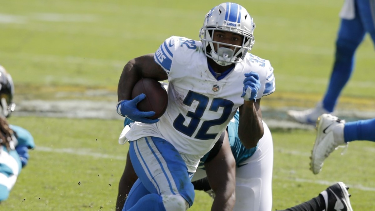 Detroit Lions rookie running back D'Andre Swift