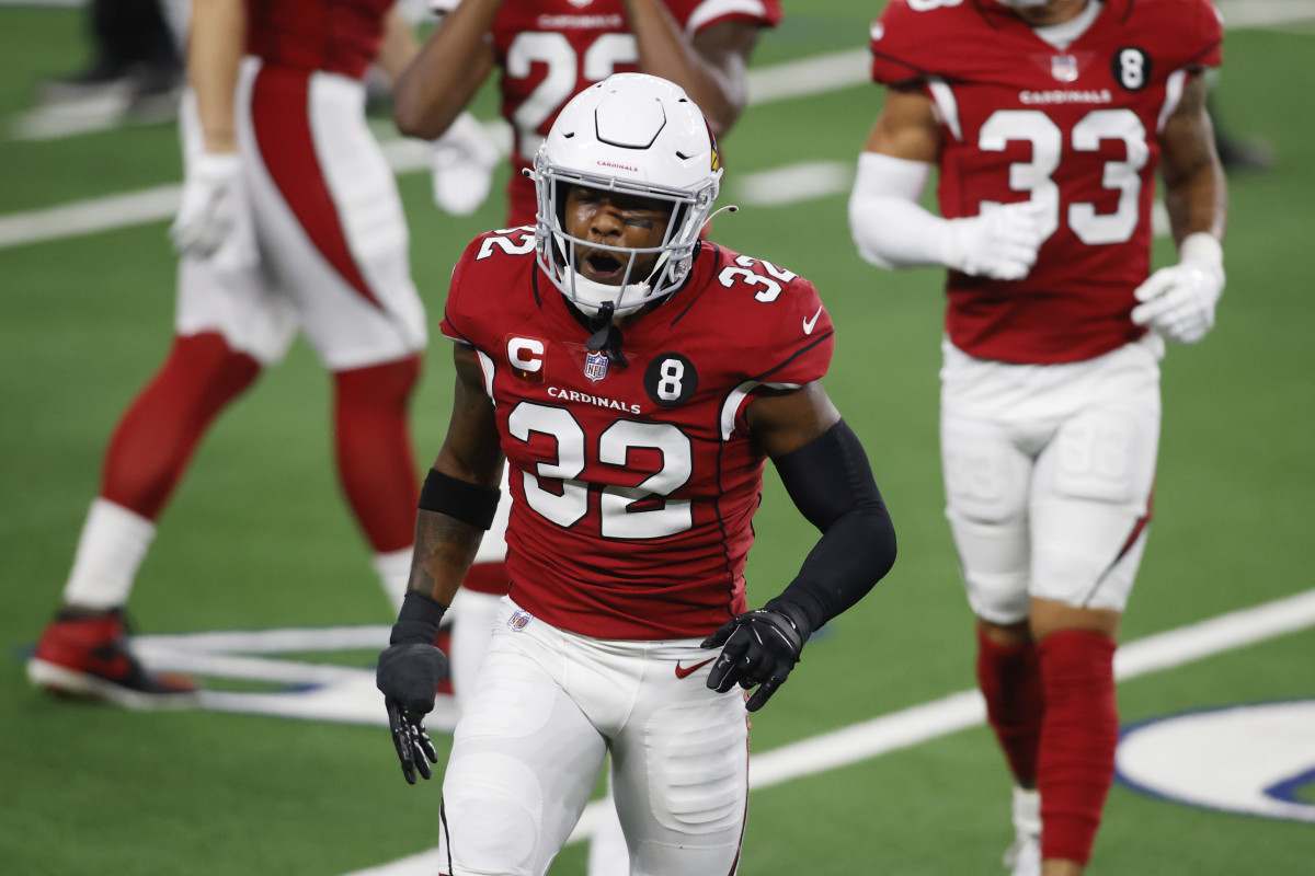 Budda Baker had a huge night on Monday Night Football, with a forced fumble, sack and interception.