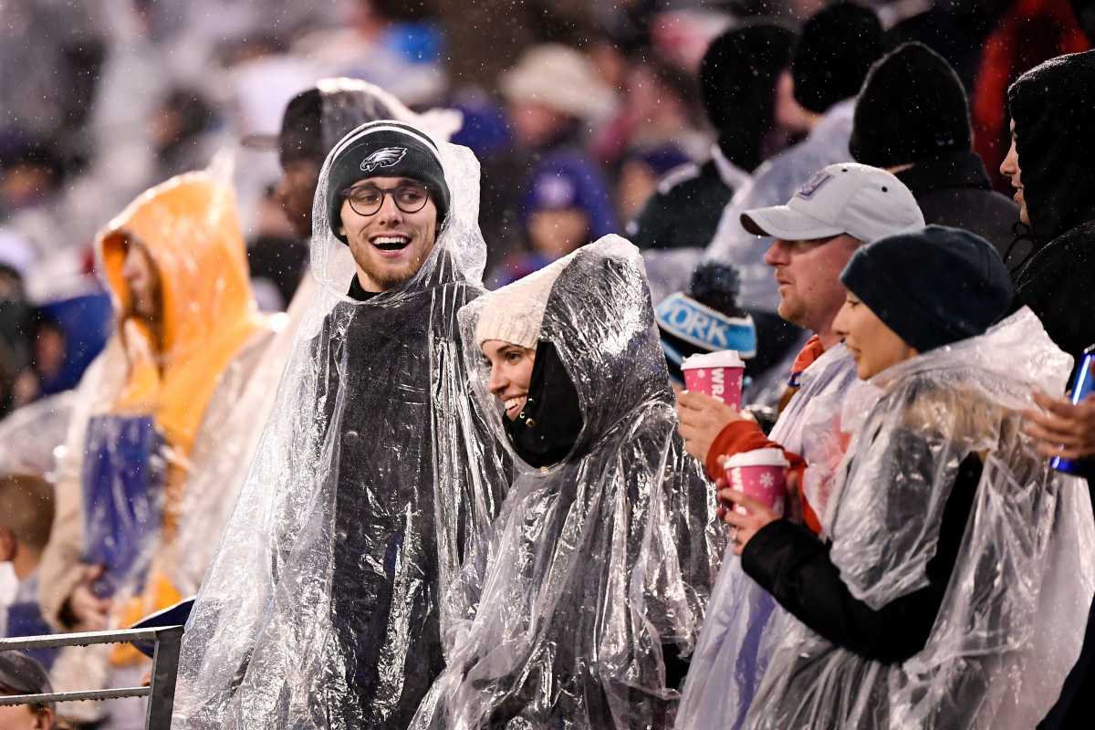 Happy Philadelphia Eagles fans fill MetLife Stadium in the second half. The Eagles defeat the Giants, 34-17, on Sunday, Dec. 29, 2019, in East Rutherford. Nyg Vs Phi