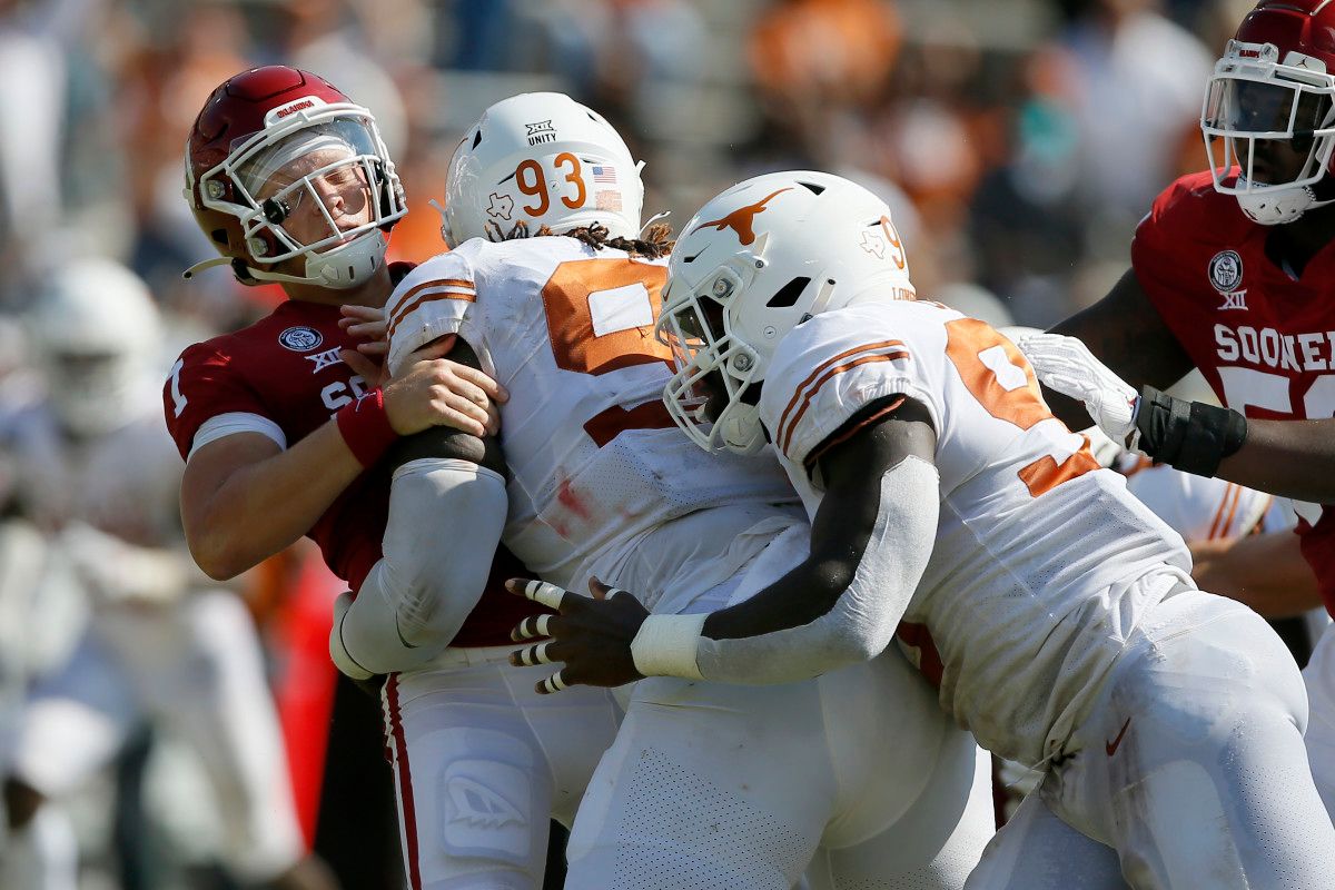 Spencer Rattler after a turnover against Texas