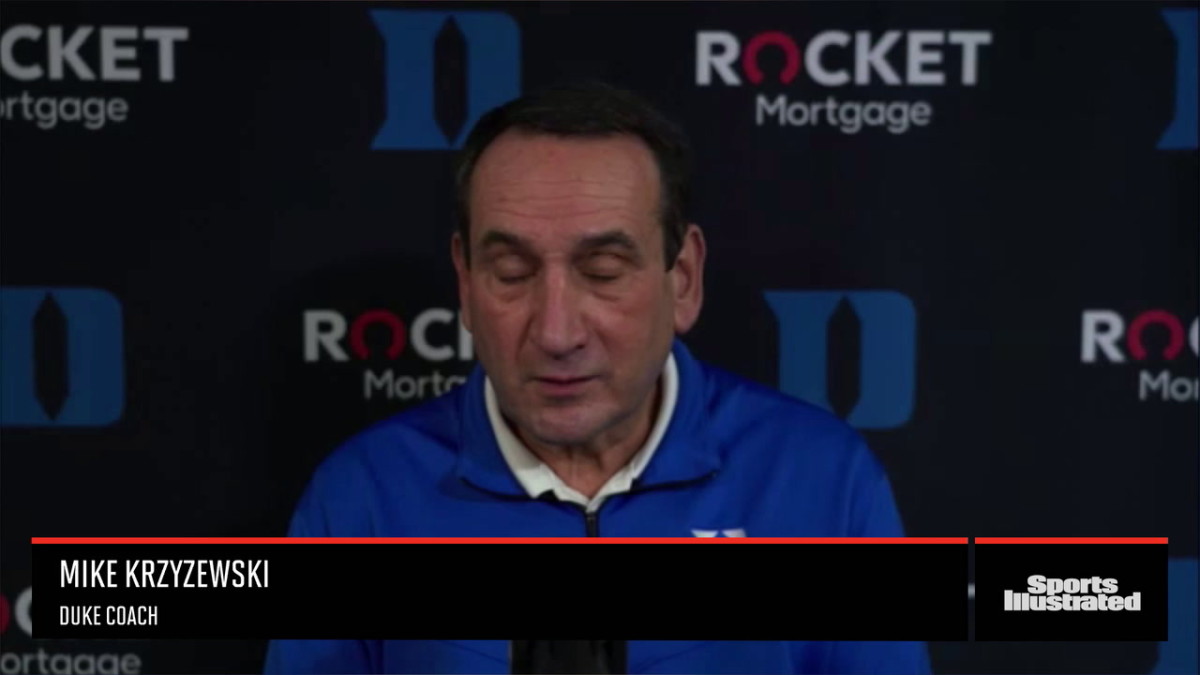Coach K No Injuries, Positive Tests For Duke So Far Sports