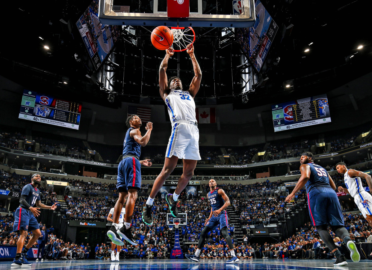 Wiseman's line included 28 points, 11 rebounds and three blocks in 22 minutes in his Memphis debut against South Carolina State last year, but he'd get to play only two more games for the Tigers.