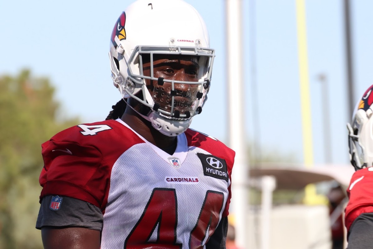 Arizona Cardinals outside linebacker Markus Golden during the team's Friday practice of Week 9.