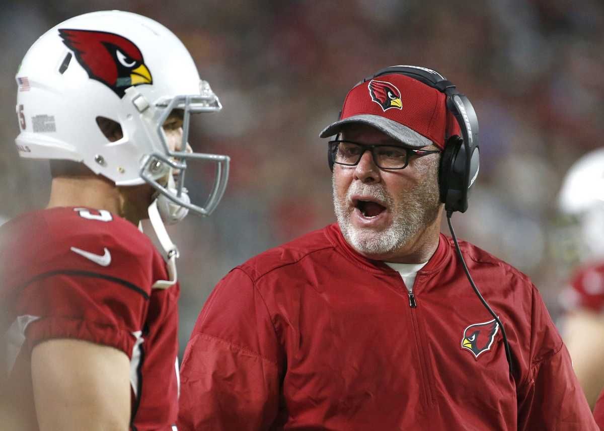 Bruce Arians had a .596 win record during his five seasons with the Cardinals.