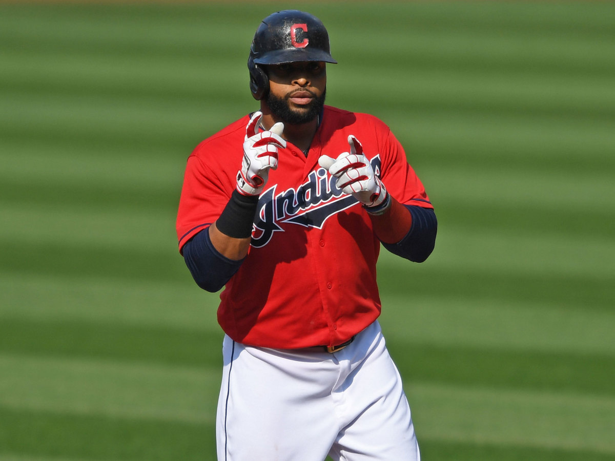 Carlos Santana celebrates