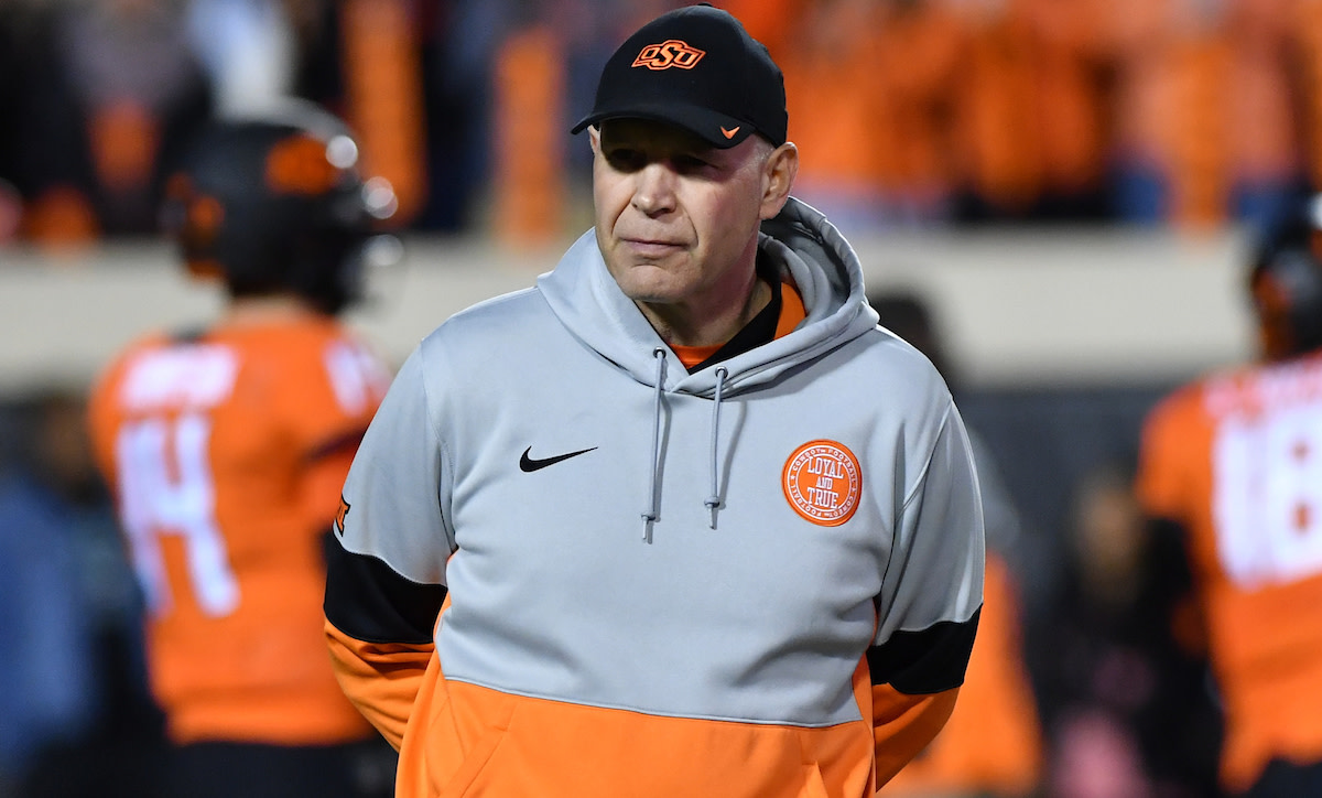 Oklahoma State defensive coordinator Jim Knowles has his defense playing well.