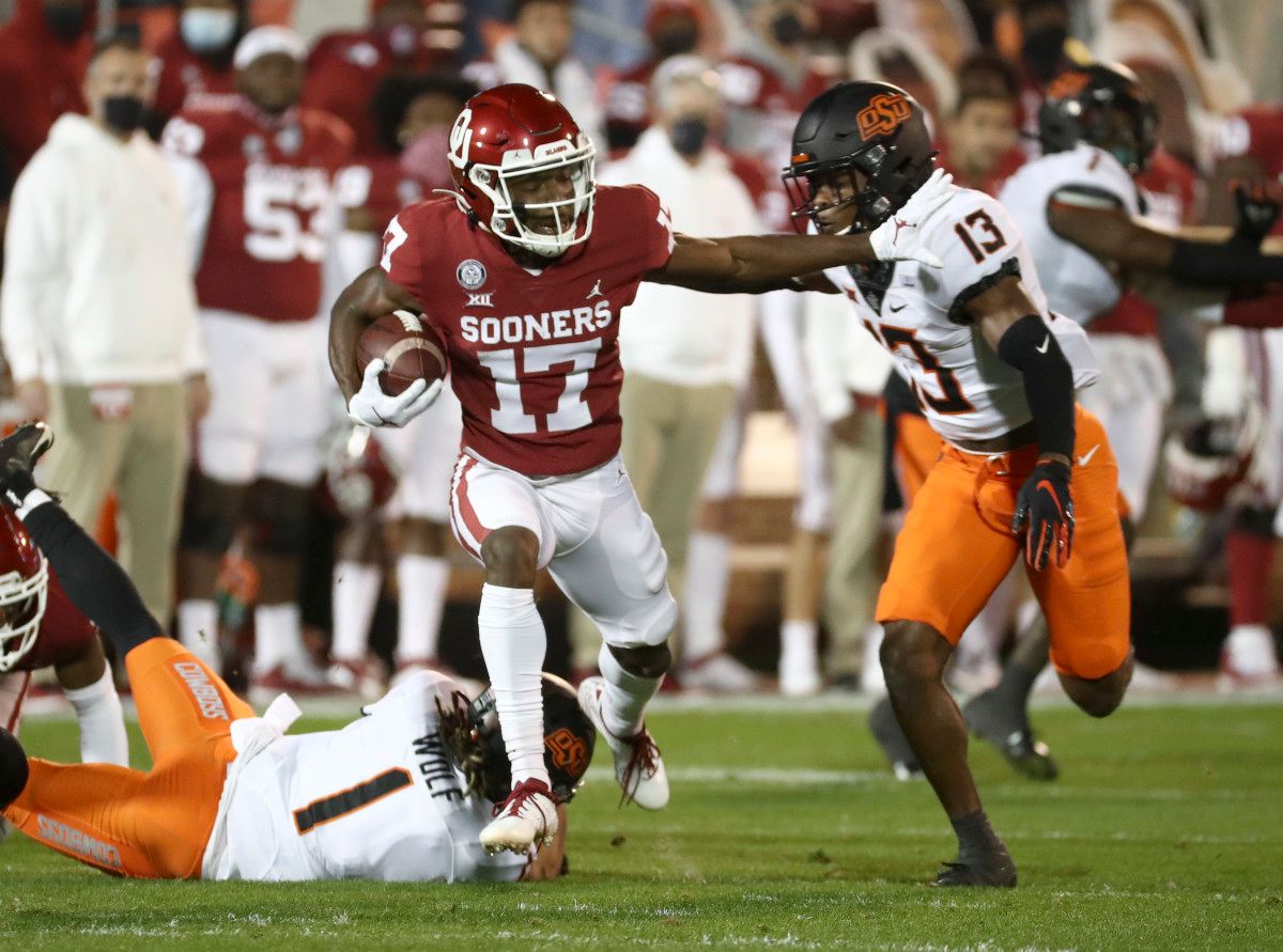 Not only was Marvin Mims a threat in OU's vertical passing game in 2020, he also was a positive in the punt return game as well