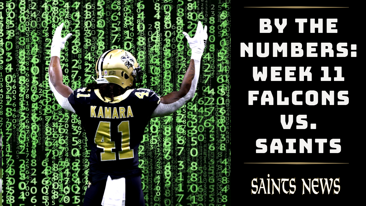 Week 11 By the Numbers: Falcons vs. Saints